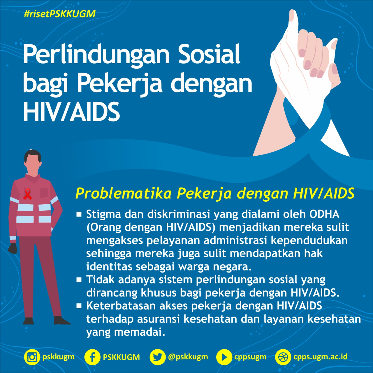 Perlindungan Sosial bagi Pekerja dengan HIV/AIDS - infografis