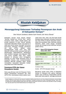 Menanggulangi Kekerasan Terhadap Perempuan dan Anak di Kabupaten Kampar